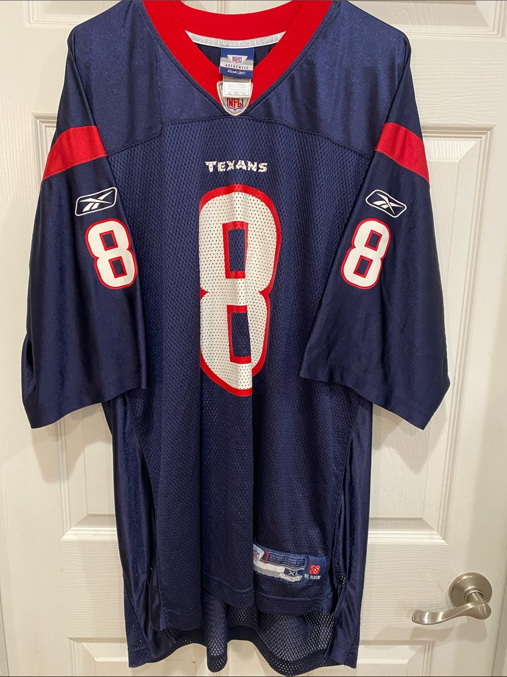 NFL Reebok Authentic Football Jersey Houston Texans  #8 SCHAUB